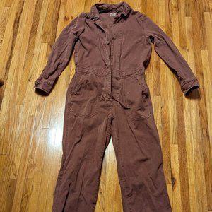 Faherty Overland Twill Henna Jumpsuit
